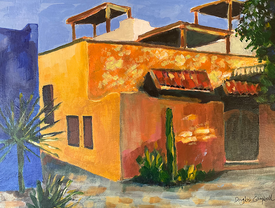 House With Cactus